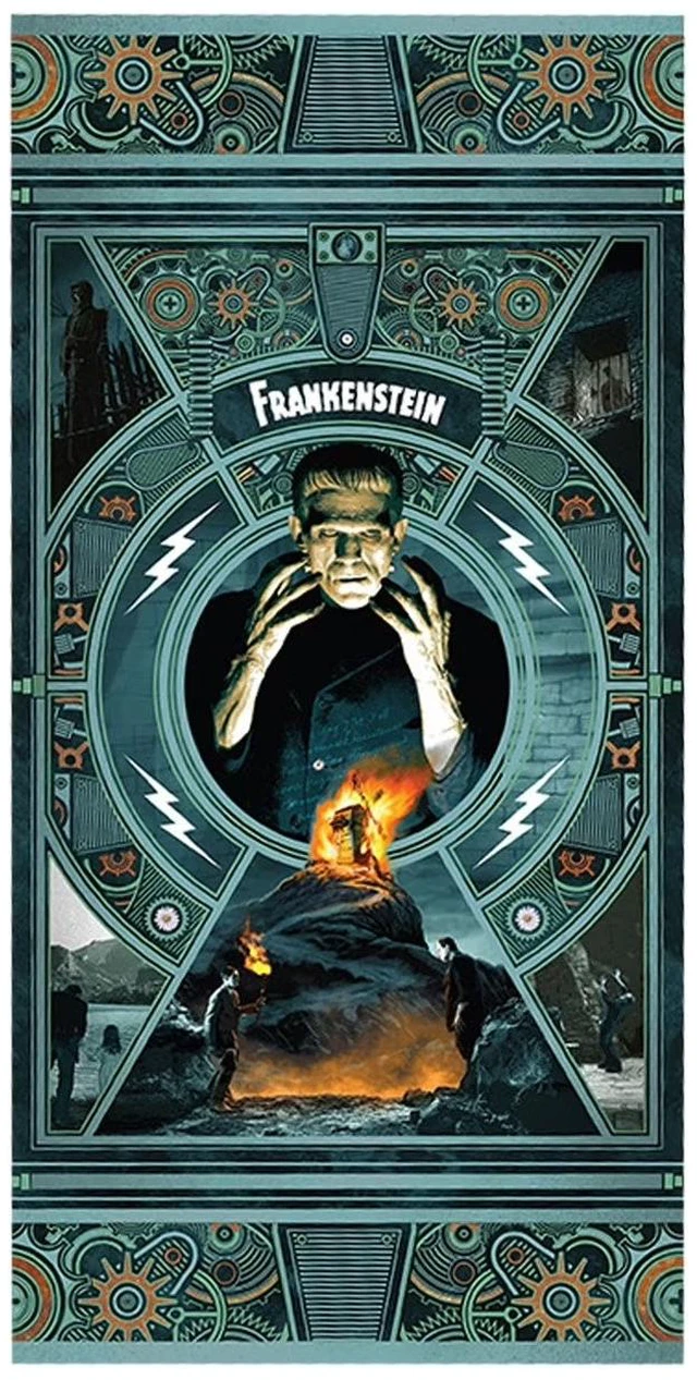 Main image of Factory Entertainment Universal Monsters - Frankenstein Beach / Bath Towel