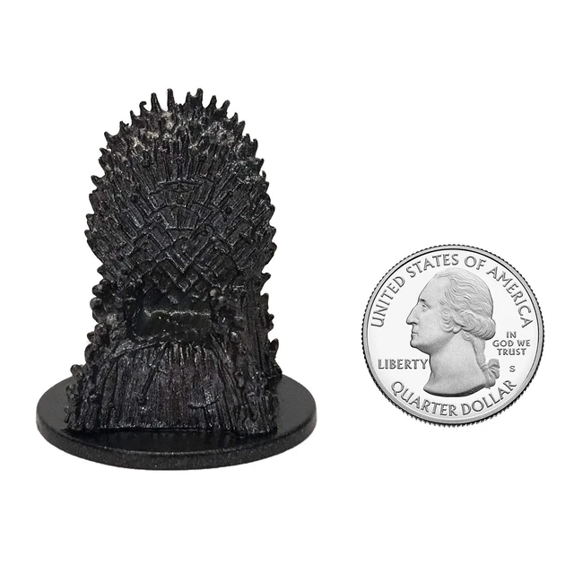 Alt view image 3 of 3 - Kuzos Game of Thrones Iron Throne 2-Inch Mini Replica