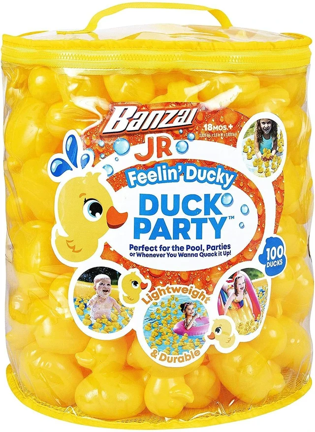 Main image of BANZAI Feelin' Ducky Duck Party 100 pcs
