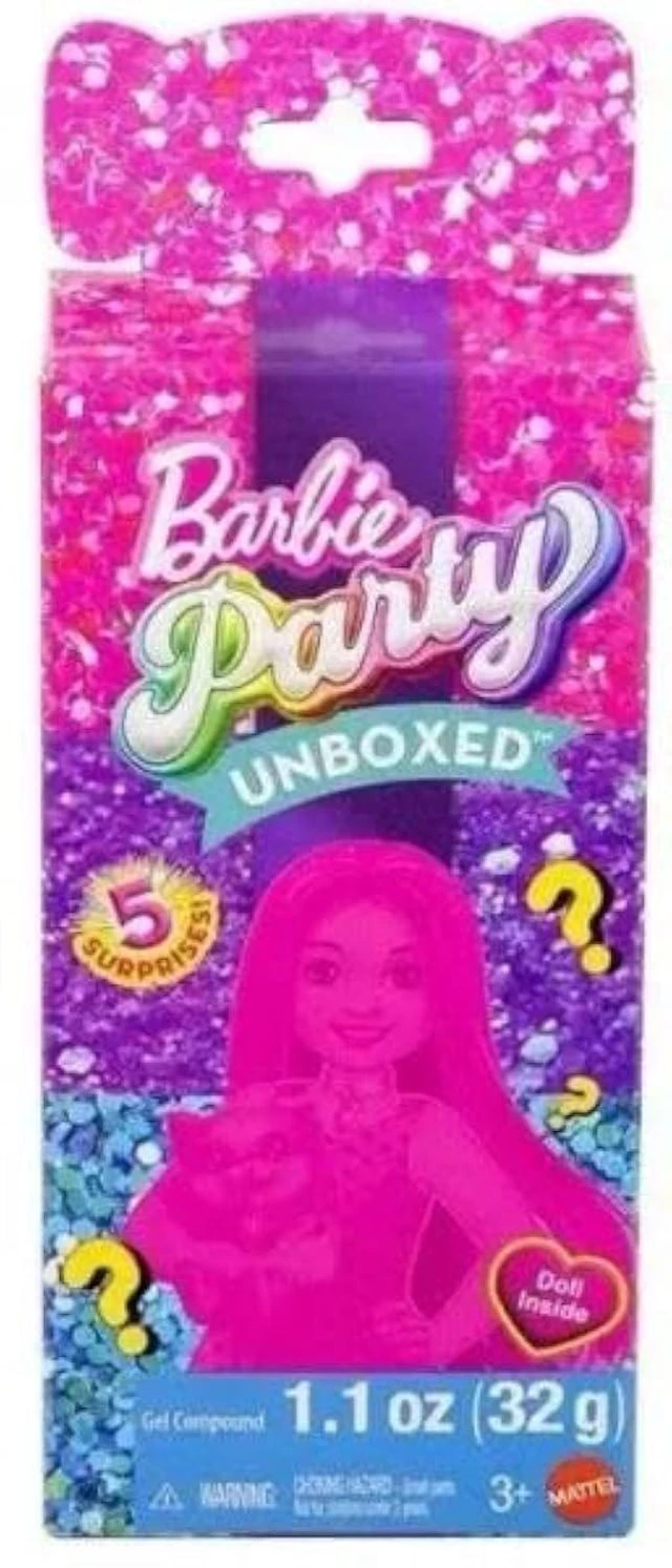 Main image of Barbie Party Unboxed Glam Party Chelsea Mix