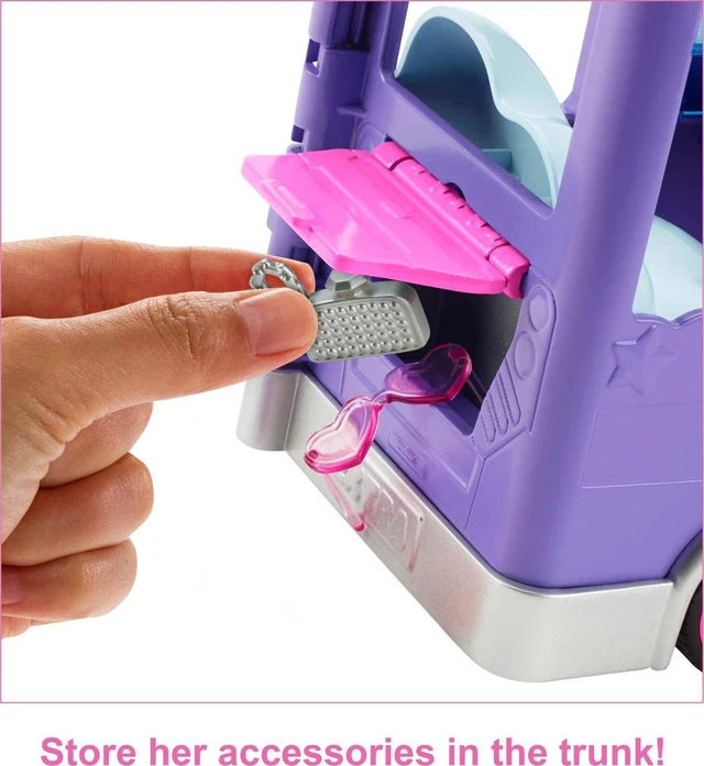 Alt view image 6 of 6 - Barbie Extra Mini Minis Vehicle Playset, Tour Bus