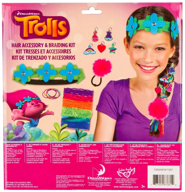 Alt view image 4 of 5 - Trolls Hair Accessory Kit