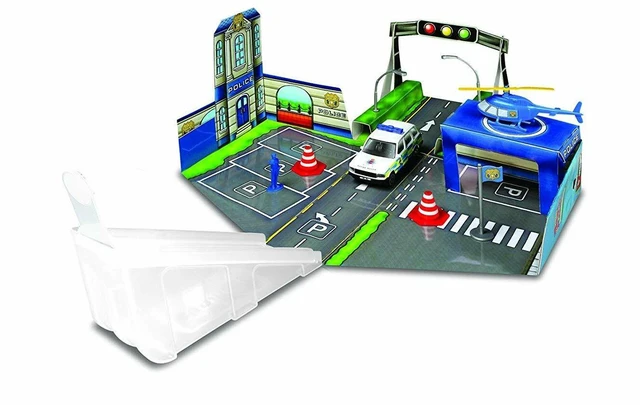 Main image of Bburago Street Fire 30048 "Open and Play Toy Set Road Theme 1:43