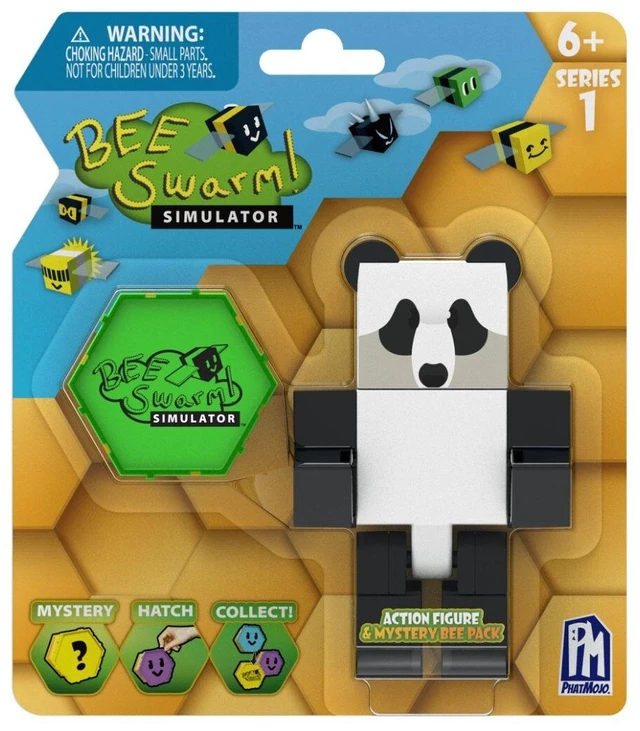 Main image of BEE SWARM SIMULATOR Panda Bear Action Figure
