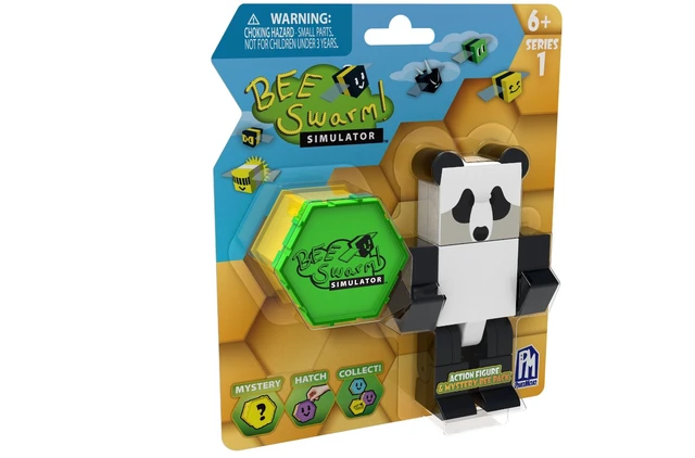 Alt view image 2 of 5 - BEE SWARM SIMULATOR Panda Bear Action Figure