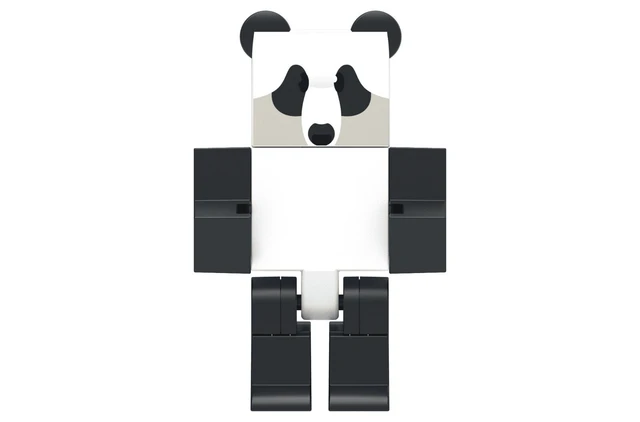 Alt view image 3 of 5 - BEE SWARM SIMULATOR Panda Bear Action Figure