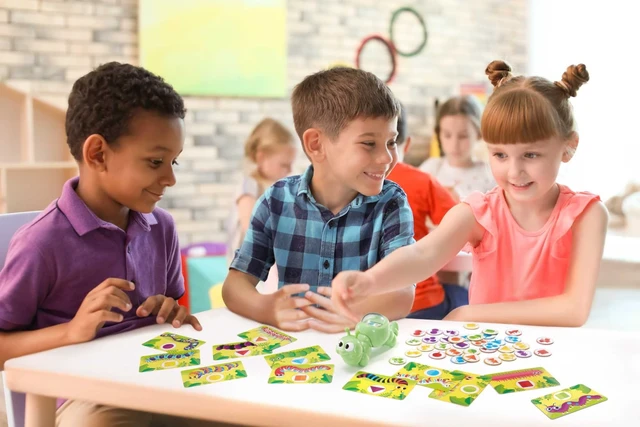 Alt view image 3 of 7 - Mattel Games Patty-Pillar Fisher-Price Kids Pre-School Game, Colors, Shapes & Matching with Cards, Tokens & Caterpillar Spinner, 2 to 6 Players, Gift for Kids Ages 3 Years & Older