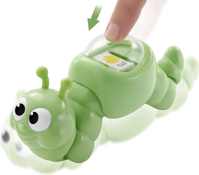 Alt view image 4 of 7 - Mattel Games Patty-Pillar Fisher-Price Kids Pre-School Game, Colors, Shapes & Matching with Cards, Tokens & Caterpillar Spinner, 2 to 6 Players, Gift for Kids Ages 3 Years & Older