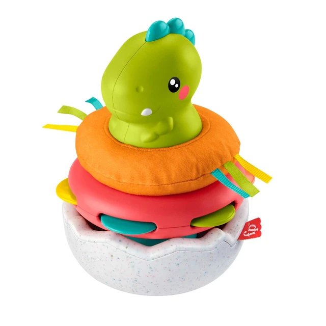 Alt view image 2 of 2 - Fisher-Price Paradise Pals Wobble & Stack Dino