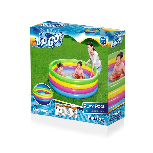 Alt view image 2 of 3 - Bestway H2OGO! Rainbow Inflatable Play Pool