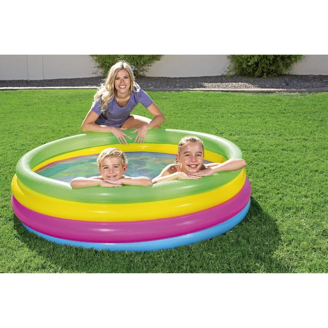 Alt view image 3 of 3 - Bestway H2OGO! Rainbow Inflatable Play Pool