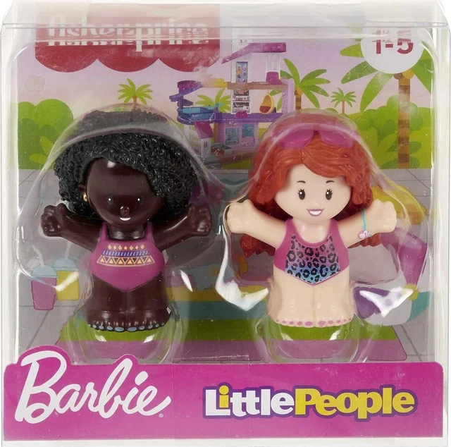 Main image of Little People Barbie Toddler Toys Swimming Figure Pack, 2 Characters