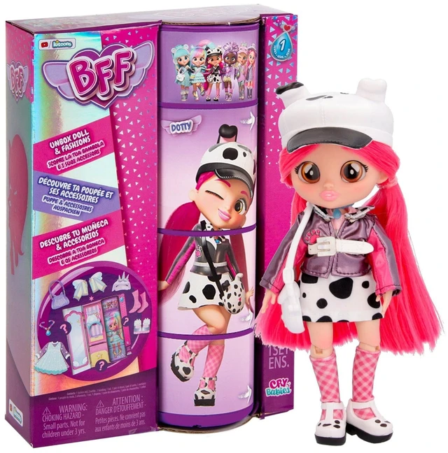 Main image of BFF by Cry Babies Dotty 8 inch Fashion Doll for Girls