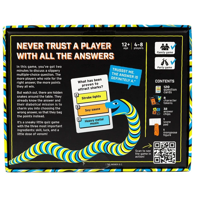 Alt view image 7 of 7 - Big Potato Snakes: A Slippery Social Deduction Game for Families and Adults | Perfect for Game Night