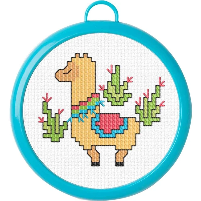 Alt view image 2 of 5 - Bucilla 49176E Llama Cross Stitch Kits