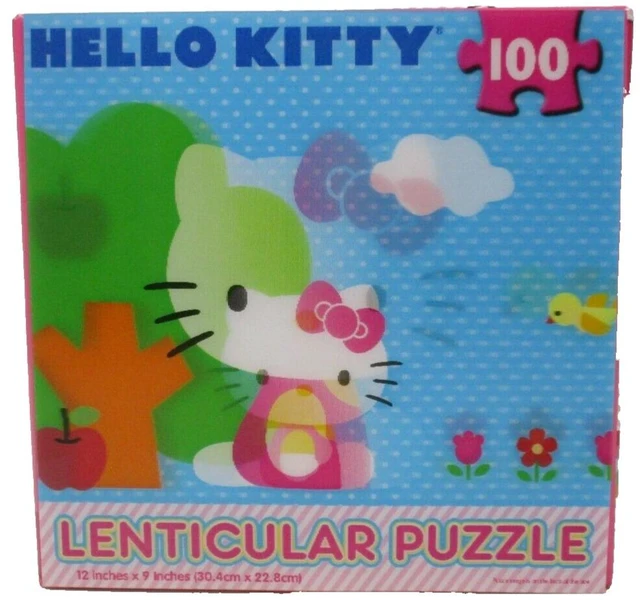 Main image of Cardinal Industry Hello Kitty 100 Piece Lenticular Puzzle