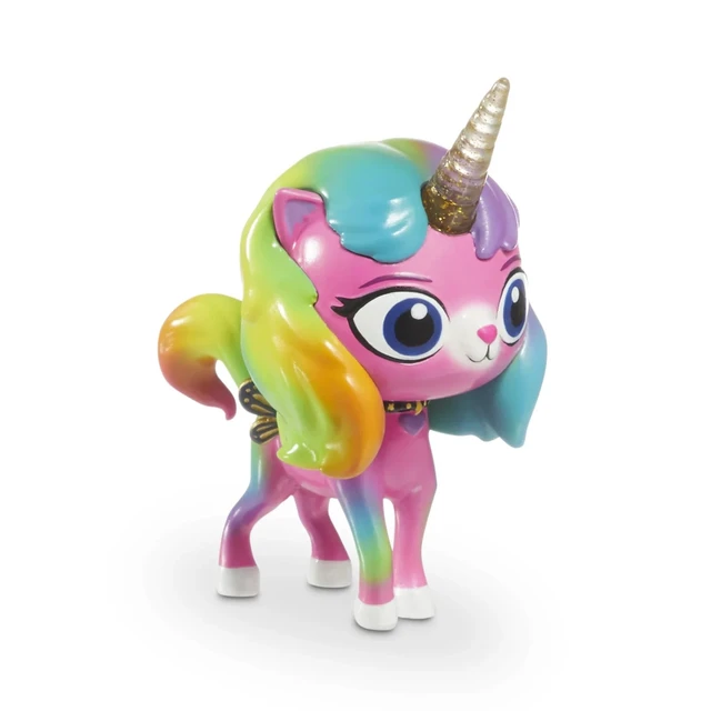 Alt view image 2 of 5 - Rainbow Butterfly Unicorn Kitty Unicorn Power Kitty Figure Set