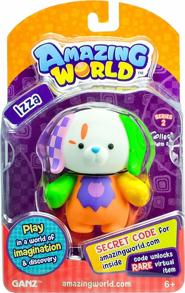 Main image of Amazing World Figures Izza Dog (from The Creators of Webkinz)
