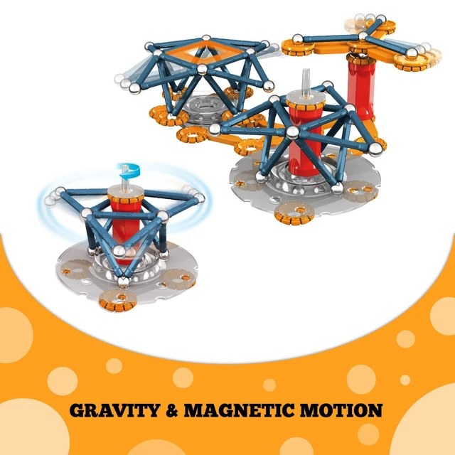 Alt view image 4 of 5 - Geomag Magnetic Toys | Kids STEM Building Toys | Mechanics Magnetic Motion | Magnet Gears Construction | Educational Gifts | Swiss-Made | Age 7+ 86 Piece