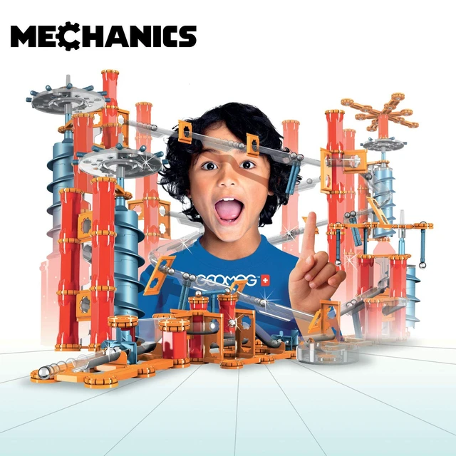 Alt view image 5 of 5 - Geomag Magnetic Toys | Kids STEM Building Toys | Mechanics Magnetic Motion | Magnet Gears Construction | Educational Gifts | Swiss-Made | Age 7+ 86 Piece