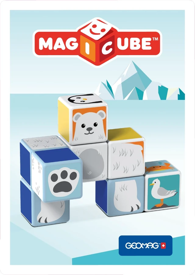 Alt view image 5 of 7 - Geomag Polar Animals Toy
