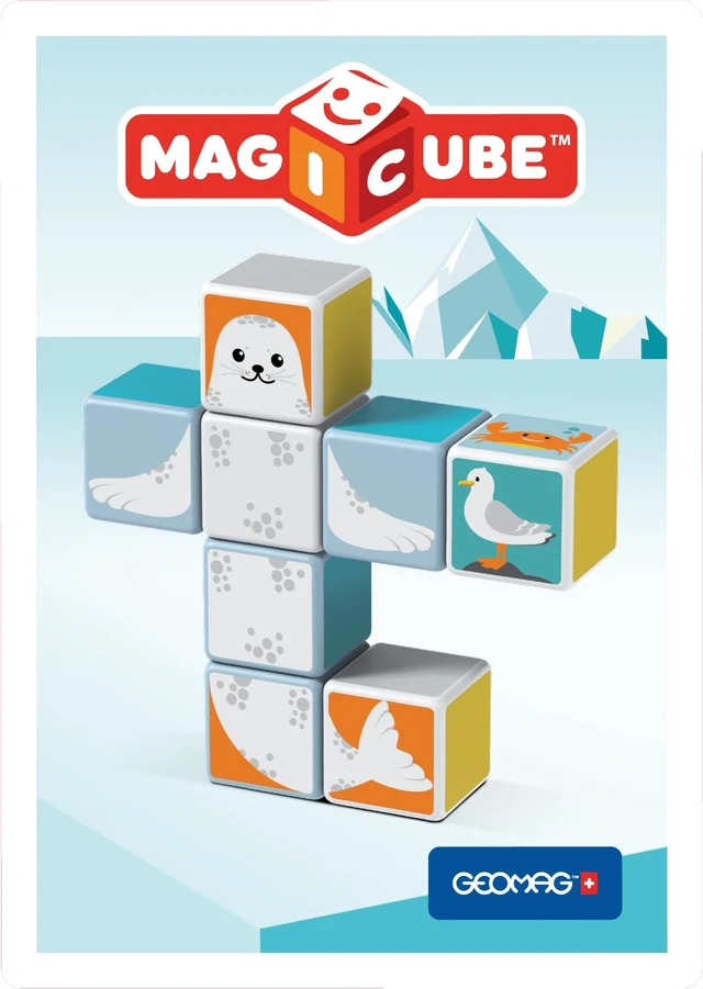 Alt view image 7 of 7 - Geomag Polar Animals Toy