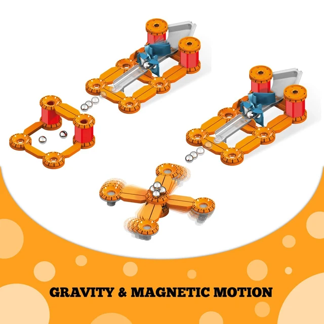 Alt view image 4 of 5 - Geomag Magnetic Toys Magnets for Kids Mechanics Goal Challenge Educational Board Game & Building Set Swiss-Made Age 7+ 96 Piece, Multicolor (769)