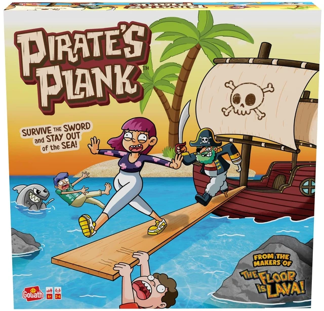 Main image of Goliath Pirate's Plank | from The Makers of The Floor is Lava | Promotes Fun and Active Play | Ages 4 and Up, 2-4 Players
