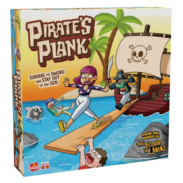 Alt view image 5 of 6 - Goliath Pirate's Plank | from The Makers of The Floor is Lava | Promotes Fun and Active Play | Ages 4 and Up, 2-4 Players