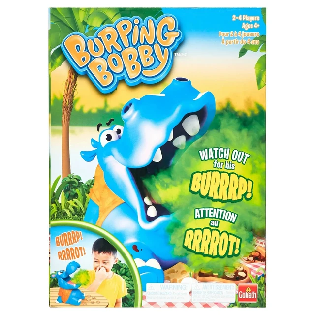 Alt view image 3 of 3 - Goliath Burping Bobby Skill & Action Game
