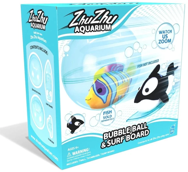Main image of ZhuZhu Aquarium Bubble Ball & Surfboard Set
