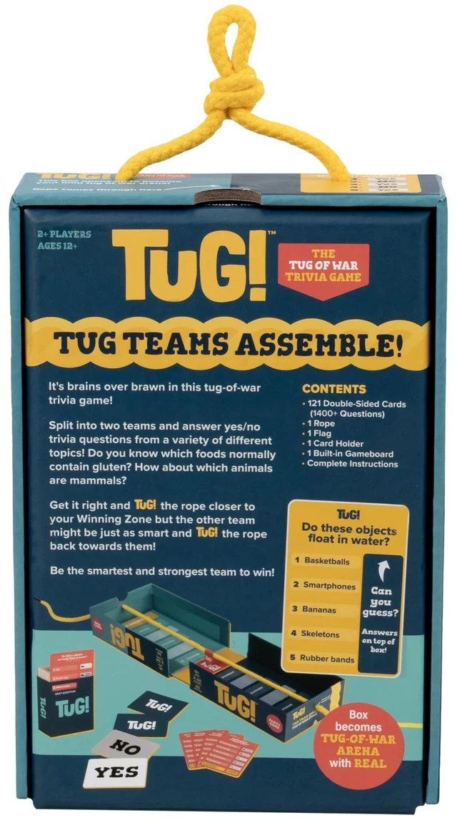 Alt view image 4 of 6 - Goliath Tug! Family Party Game of Trivia & Tug-of-War