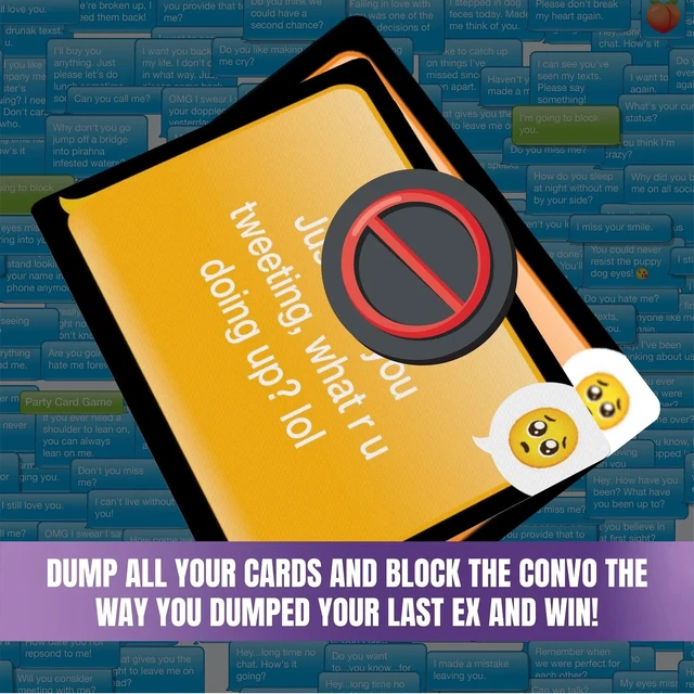 Alt view image 5 of 7 - Goliath Texts from Your Ex Game - Hilarious Party Game