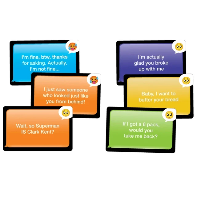 Alt view image 7 of 7 - Goliath Texts from Your Ex Game - Hilarious Party Game