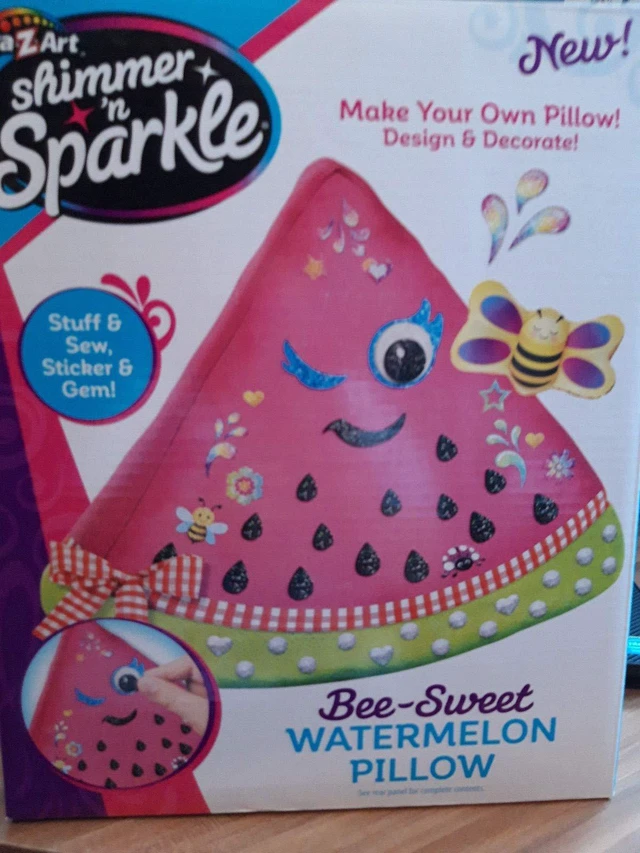 Main image of Cra-Z-Art CRAZART SHIMME N Sparkle BEE Sweet Watermelon Pillow Making