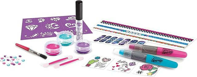 Alt view image 6 of 6 - Cra-Z-Art Shimmer 'N Sparkle 3-in-1 Ultimate Glitter Beauty Set