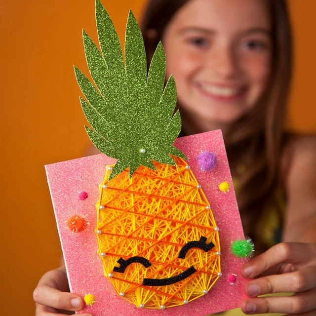 Alt view image 3 of 7 - Craft-tastic Tropical String Art Kit