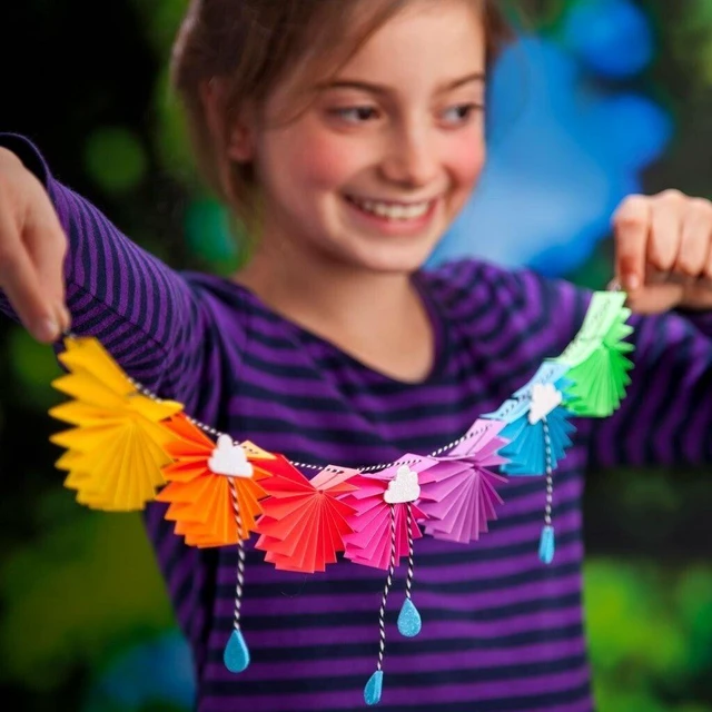 Alt view image 3 of 7 - Craft-tastic I Love Rainbows Craft Kit Make 6 Colorful Arts & Crafts Projects