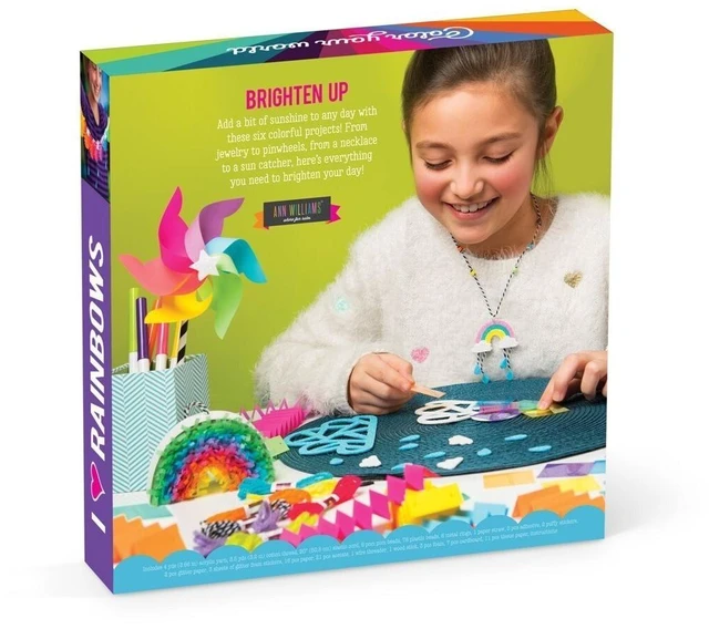 Alt view image 7 of 7 - Craft-tastic I Love Rainbows Craft Kit Make 6 Colorful Arts & Crafts Projects
