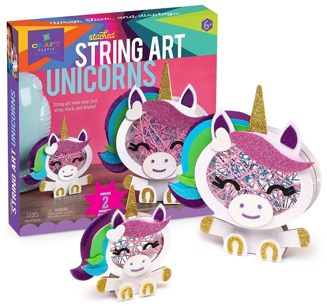 Alt view image 4 of 5 - Craft-tastic Stacked String Art Unicorns