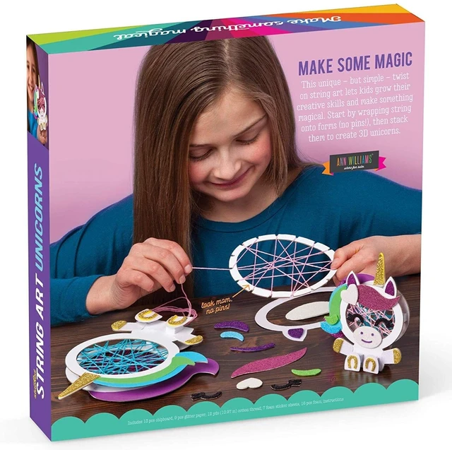 Alt view image 5 of 5 - Craft-tastic Stacked String Art Unicorns