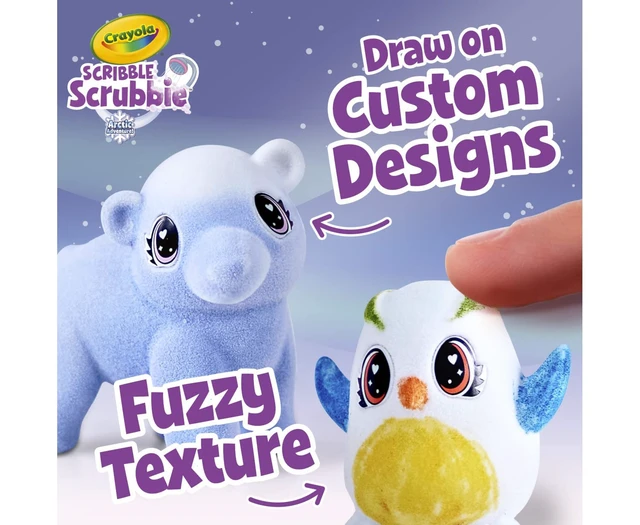 Alt view image 6 of 7 - Crayola Scribble Scrubbie Pets Arctic Snow Explorer, Color & Wash Creative Toy, Gift for Kids, Age 3, 4, 5, 6