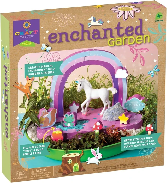 Main image of Ann Williams Craft-tastic Nature Enchanted Garden Kit, 17-Piece Kit