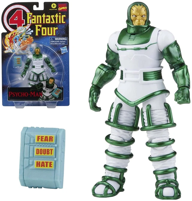 Alt view image 6 of 8 - Retro Marvel Legends: Fantastic Four - Psycho-Man 6-Inch Action Figure