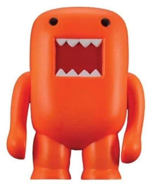 Main image of 4" Domo Vinyl Figure: Black Light Orange