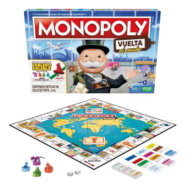 Alt view image 2 of 2 - Monopoly Travel World In Spanish