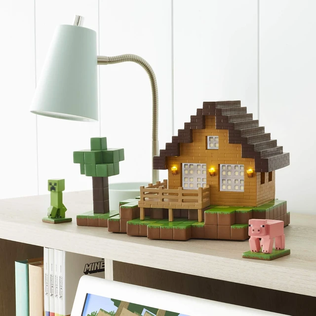 Alt view image 3 of 3 - Department 56 Minecraft Village House Lit Building, 6.375 Inch, Multicolor