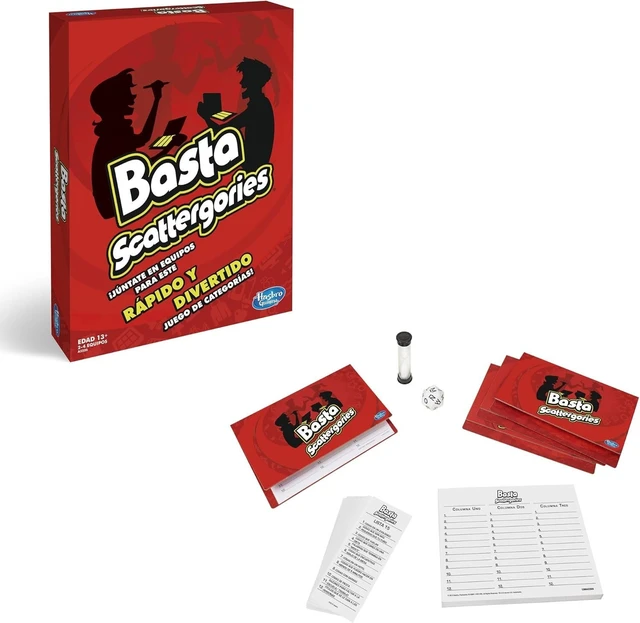 Alt view image 2 of 2 - Hasbro Gaming Juego, Basta Scattergories