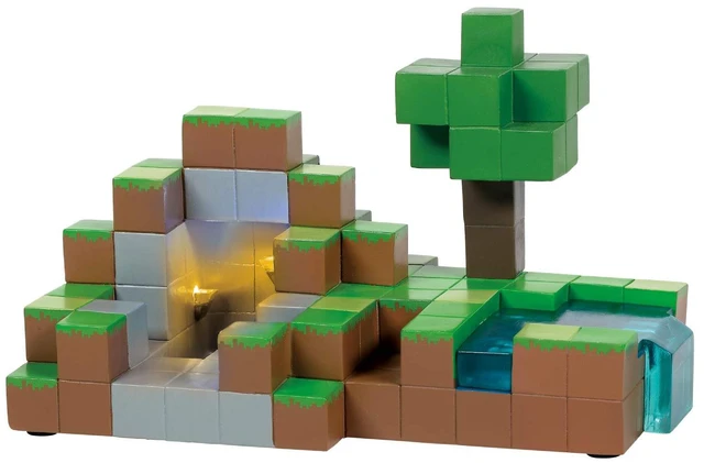 Main image of Department 56 Minecraft Village Diamond Lit Building, 4.75 Inch, Multicolor
