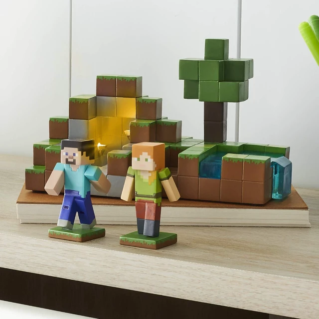 Alt view image 3 of 3 - Department 56 Minecraft Village Diamond Lit Building, 4.75 Inch, Multicolor
